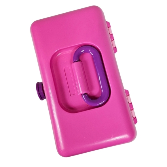 Vintage Caboodles California Hot Pink Make Up Case with Mirror Made‎ in USA - Picture 7 of 13